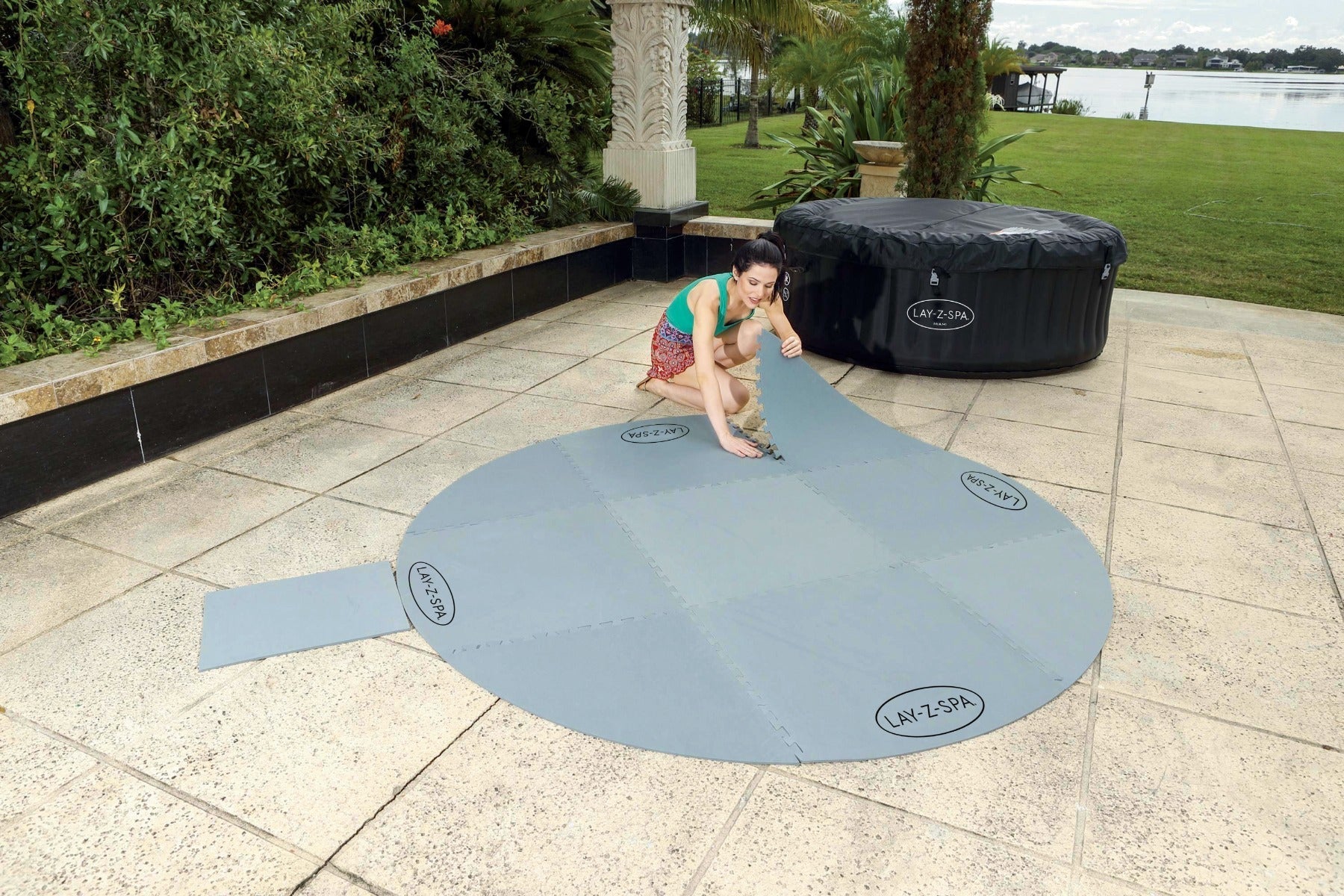 Round Floor Protector Mat