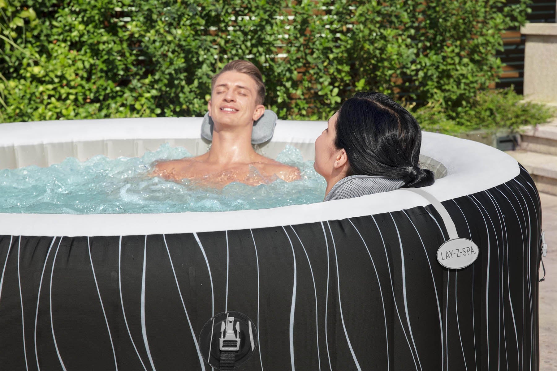 padded pillow for inflatable hot tub